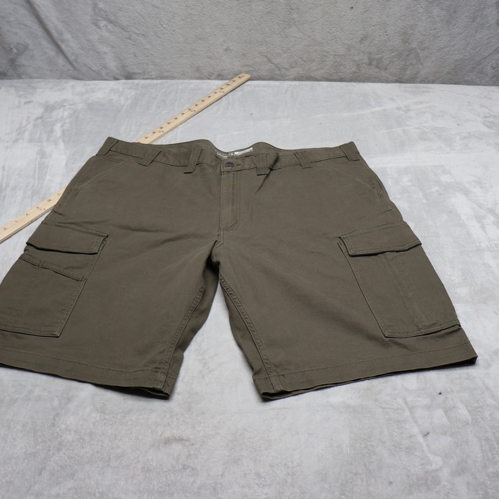 Carhartt Short Mens 44 Brown Rigby Cargo Rugged Flex Relaxed Fit Canvas Work